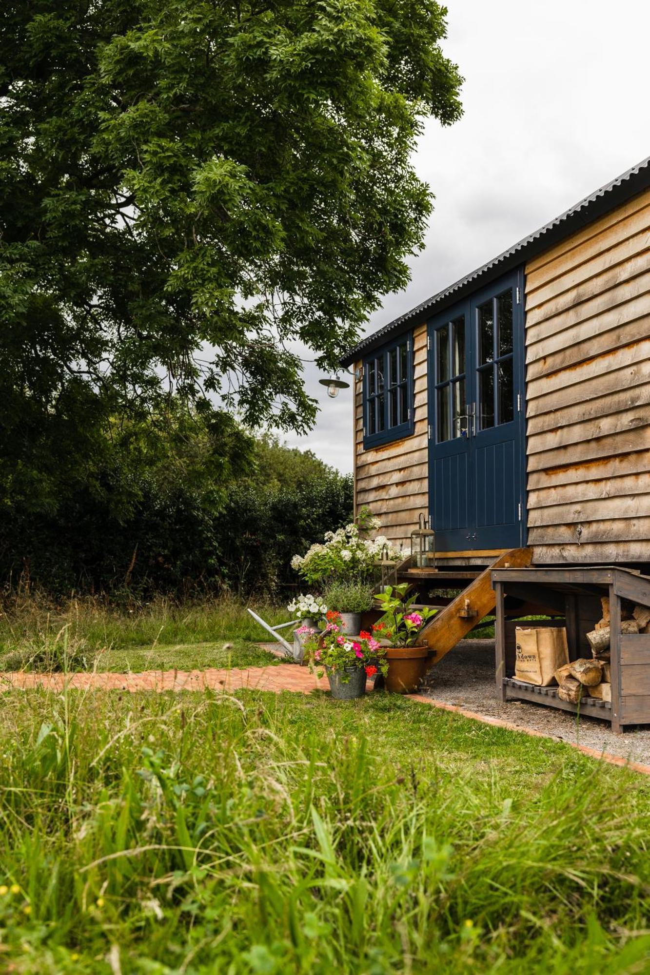 Toadland Shepherd Huts Durham Exteriör bild